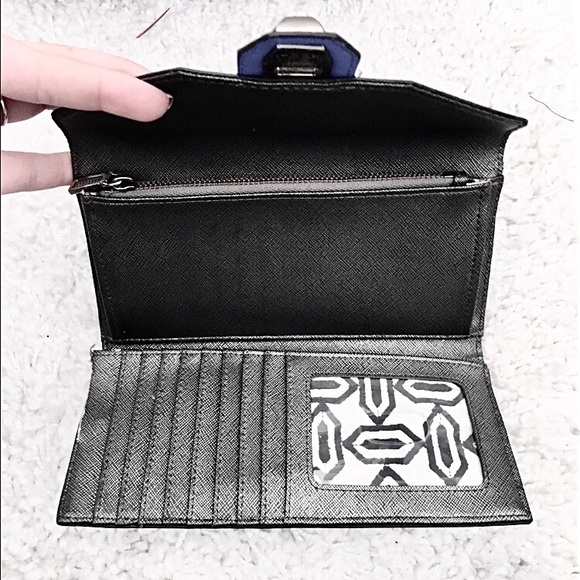 Rebecca Minkoff Safiano Turn Lock Mason Wallet - Picture 8 of 16